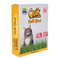 Quik Doğal Kedi Çimi (Fileli) - 6 Adet