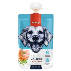 Wanpy Tavuklu ve Havuçlu Ezme Köpek Ödül Maması 90gr